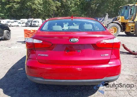 2015 Kia Forte Ex из США, поврежденный, VIN KNAFX4A81F5266847